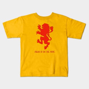 Narnia Flag (Aslan is on the move) Kids T-Shirt